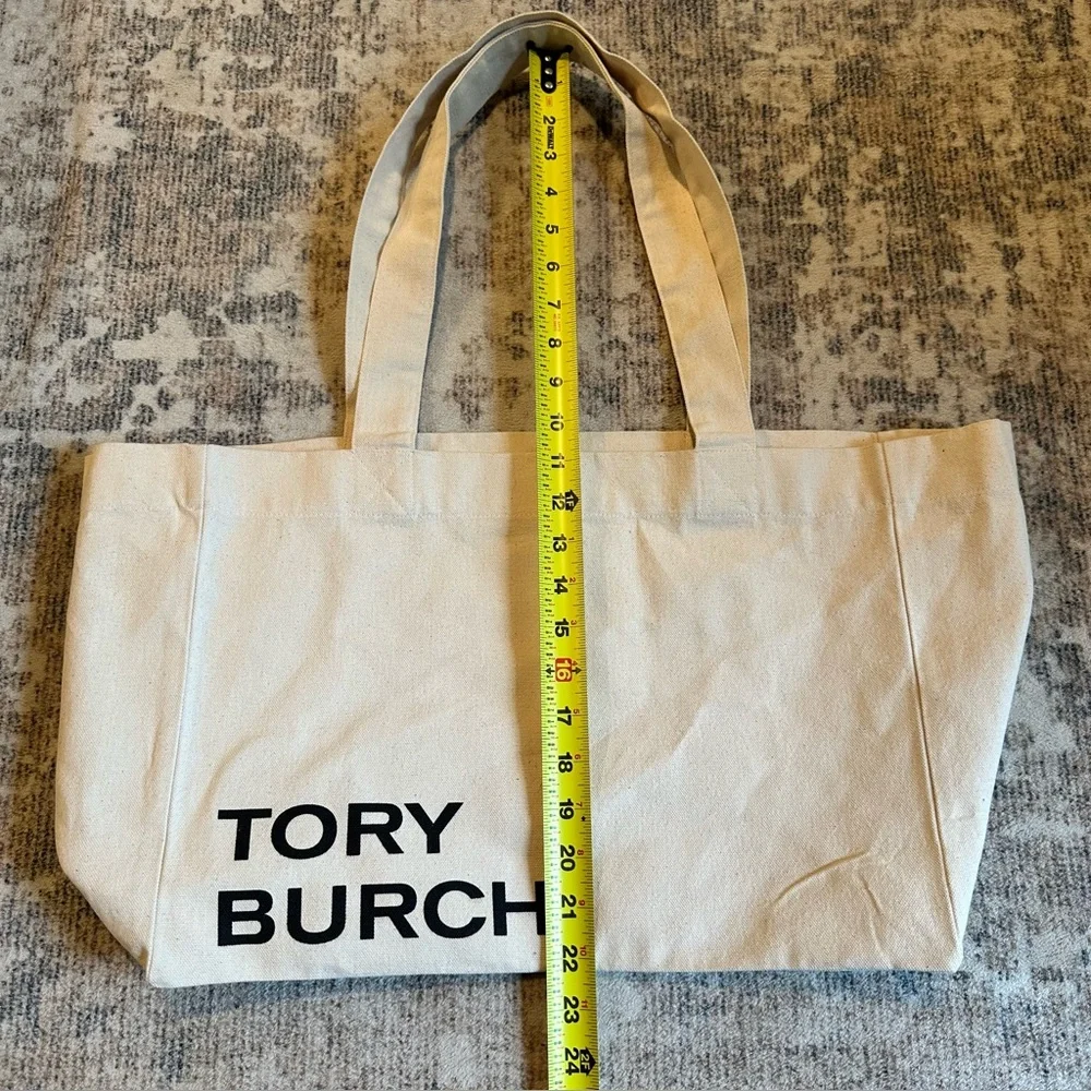NWOT TORY‎ BURCH PACKABLE CANVAS TOTE BAG